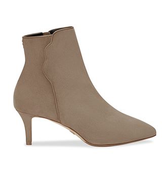 Sarah Flint + Perfect Dress Bootie 60 Taupe Suede
