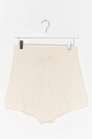 Nasty Gal + Knit Top and Shorts Lounge Set