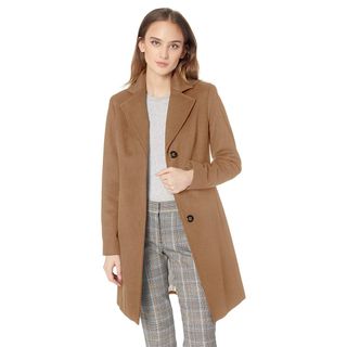Calvin Klein + Classic Cashmere Wool Blend Coat