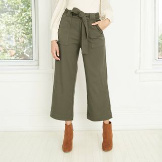 Who What Wear x Target + High-Rise Cropped Pants