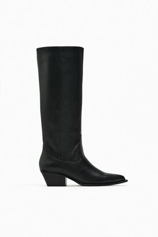 Zara + Cowboy Boots