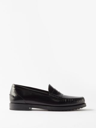 Tods + Gammo Basso Leather Loafers