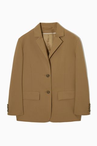 COS + Relaxed Wool-Fit Blazer