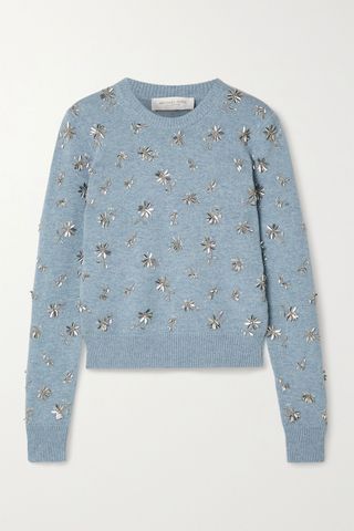Michael Kors Collection + Bead-Embellished Cashmere Sweater