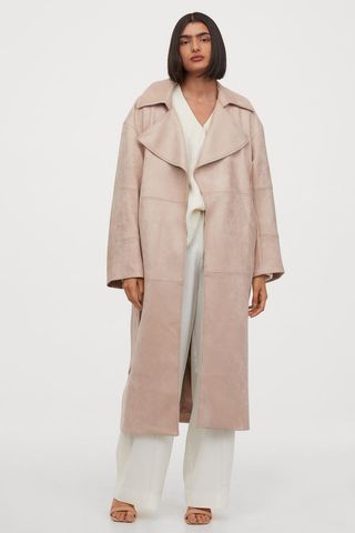 H&M + Faux Suede Coat