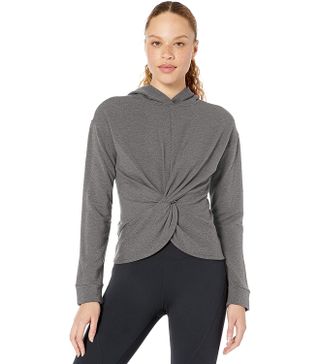Core 10 + Cloud Soft Yoga Fleece Twist Front Hoodie Sweatshirt