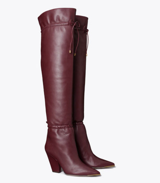 Tory Burch + Lila Over the Knee Scrunch Boot