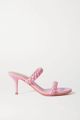 Gianvito Rossi + Marley 70 Braided Leather Sandals