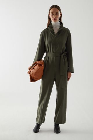 COS + Straight Belted Jumpsuit