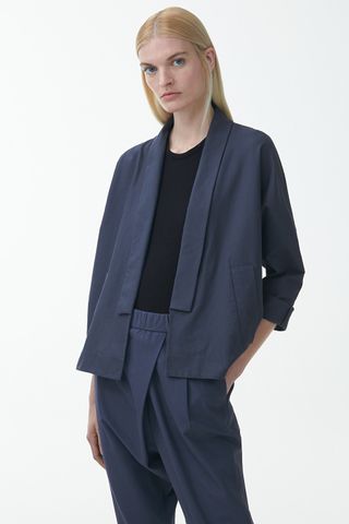 COS + Organic Cotton Kimono-Shape Jacket