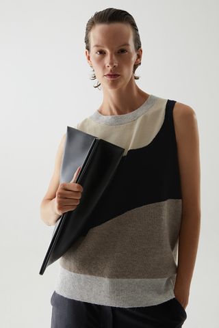 COS + Oversized Leather Clutch