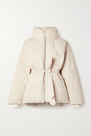 Rag & Bone + Donna Belted Quilted Cotton-Blend Shell Down Coat