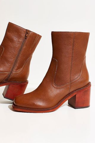 Seychelles + Stormy Square Toe Ankle Boots