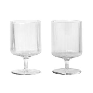 Ferm Living + Ripple Glasses, Set of 2