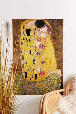 Urban Outfitters + Gustav Klimt the Kiss Poster