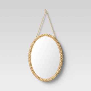 Opalhouse + Oval Metal Novelty Mirror