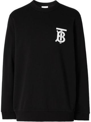 Burberry + Monogram Motif Crew Neck Sweatshirt