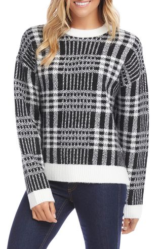 Karen Kane + Plaid Sweater