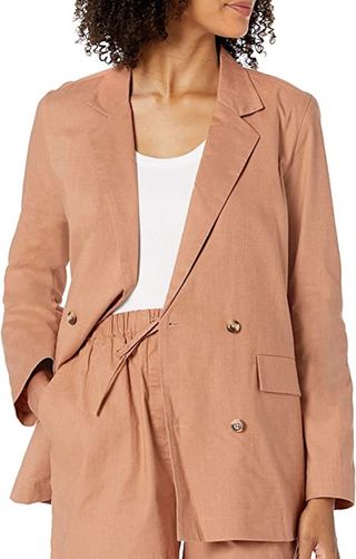 The Drop + Irene Loose-Fit Double Breasted Blazer