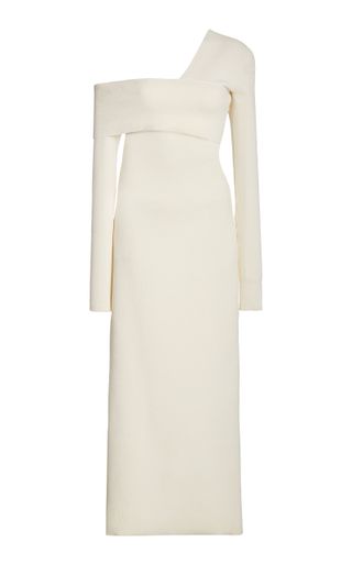 Proenza Schouler + Bandage One-Shoulder Silk-Blend Maxi Dress