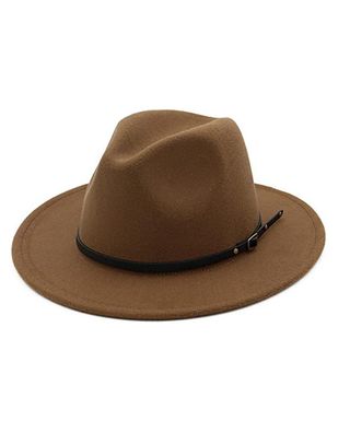 Lisianthus + Belt Buckle Fedora Hat