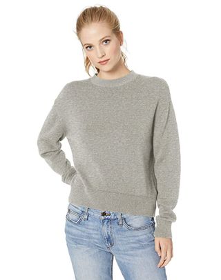 Daily Ritual + 100% Cotton Long-Sleeve Crewneck Pullover Sweater