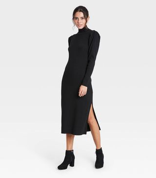 Who What Wear x Target + Puff Long Sleeve Sweater Dress