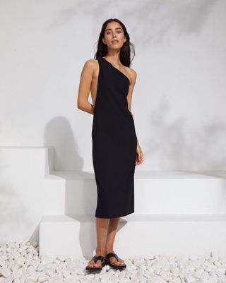 12 Storeez + Twist Strap Midi Dress