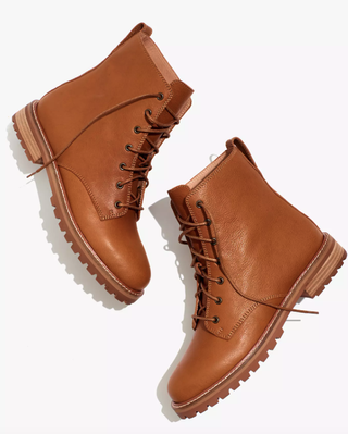 Madewell + Clair Lace-Up Boots