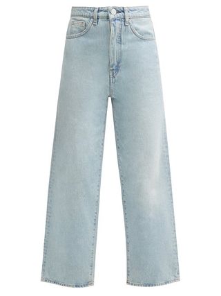 Totême + Flair High-Rise Wide-Leg Jeans