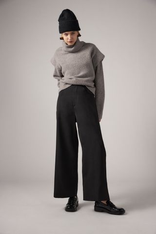 Zara + Wool Blend Oversized Sweater