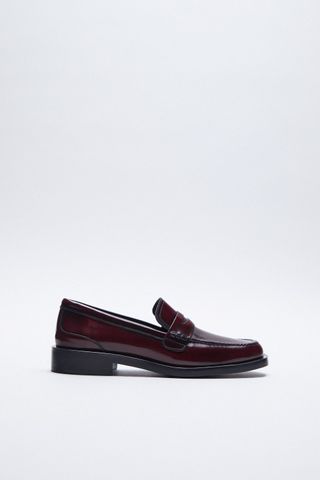 Zara + Leather Loafers