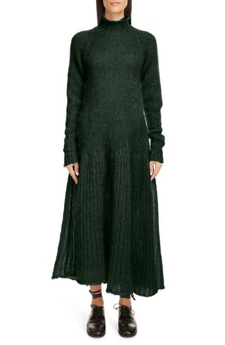 Sara Lanzi + Mohair Blend Sweater Dress