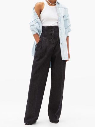Made in Tomboy + Still High-Rise Wide-Leg Jeans