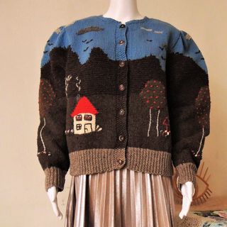 Vintage + Handmade Austrian Trachten Cardigan
