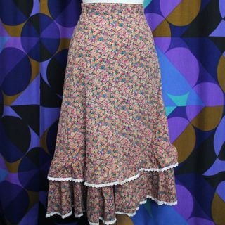 Vintage + Floral Prairie Skirt