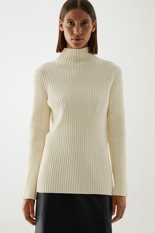 COS + Organic Cotton Ribbed Chenille Sweater