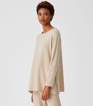 Eileen Fisher + Italian Cashmere Crew Neck Tunic