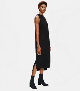 Eileen Fisher + Flex Ponte Mock Neck Dress