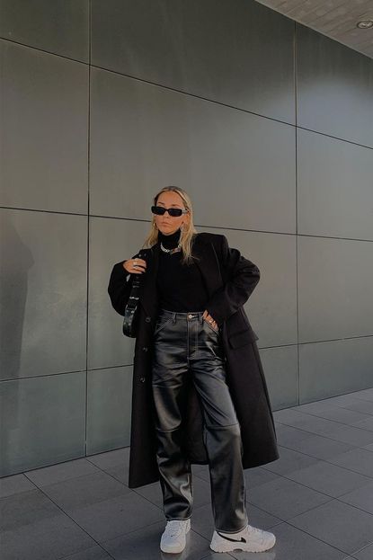 The 13 Best Leather Pant Outfits in Every Style | Who What Wear
