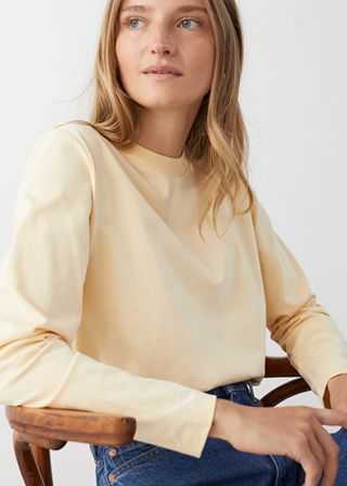& Other Stories + Organic Cotton Long Sleeve T-Shirt