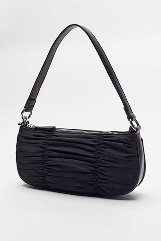 Urban Outfitters + Ruched Baguette Bag