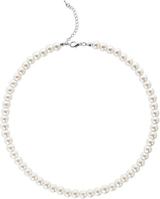 Babeyonf + Round Imitation Pearl Necklace