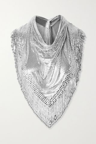 Paco Rabanne + Pixel Xl Fringed Chainmail Scarf
