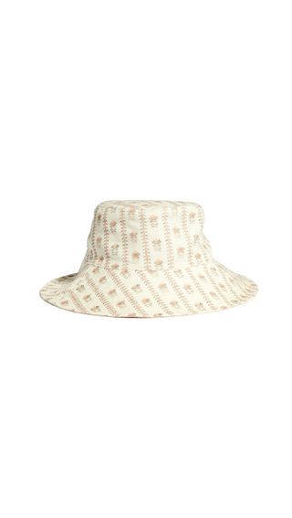 Loeffler Randall + Hester Wide Brim Reversible Bucket Hat