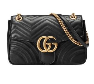 Gucci + GG Marmont Medium Shoulder Bag
