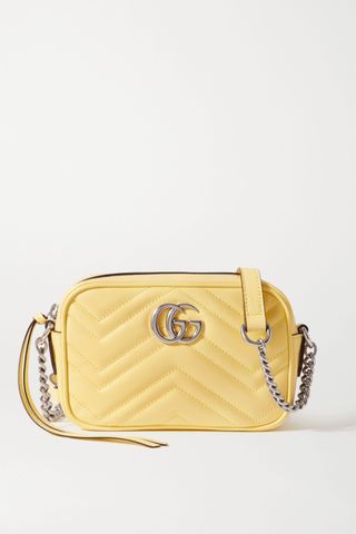 Gucci + Gg Marmont Camera Mini Quilted Leather Shoulder Bag