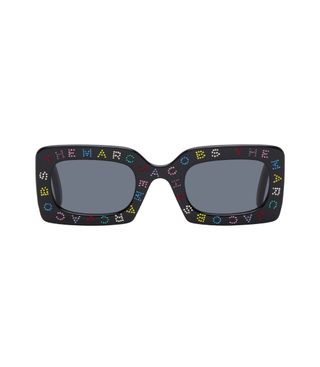 Marc Jacobs + Black Logo Sunglasses
