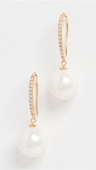 Theia Jewelry + Nora Imitation Pearl Drop Earrings