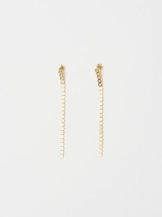 Bagatiba + Mika Diamond Line Earrings